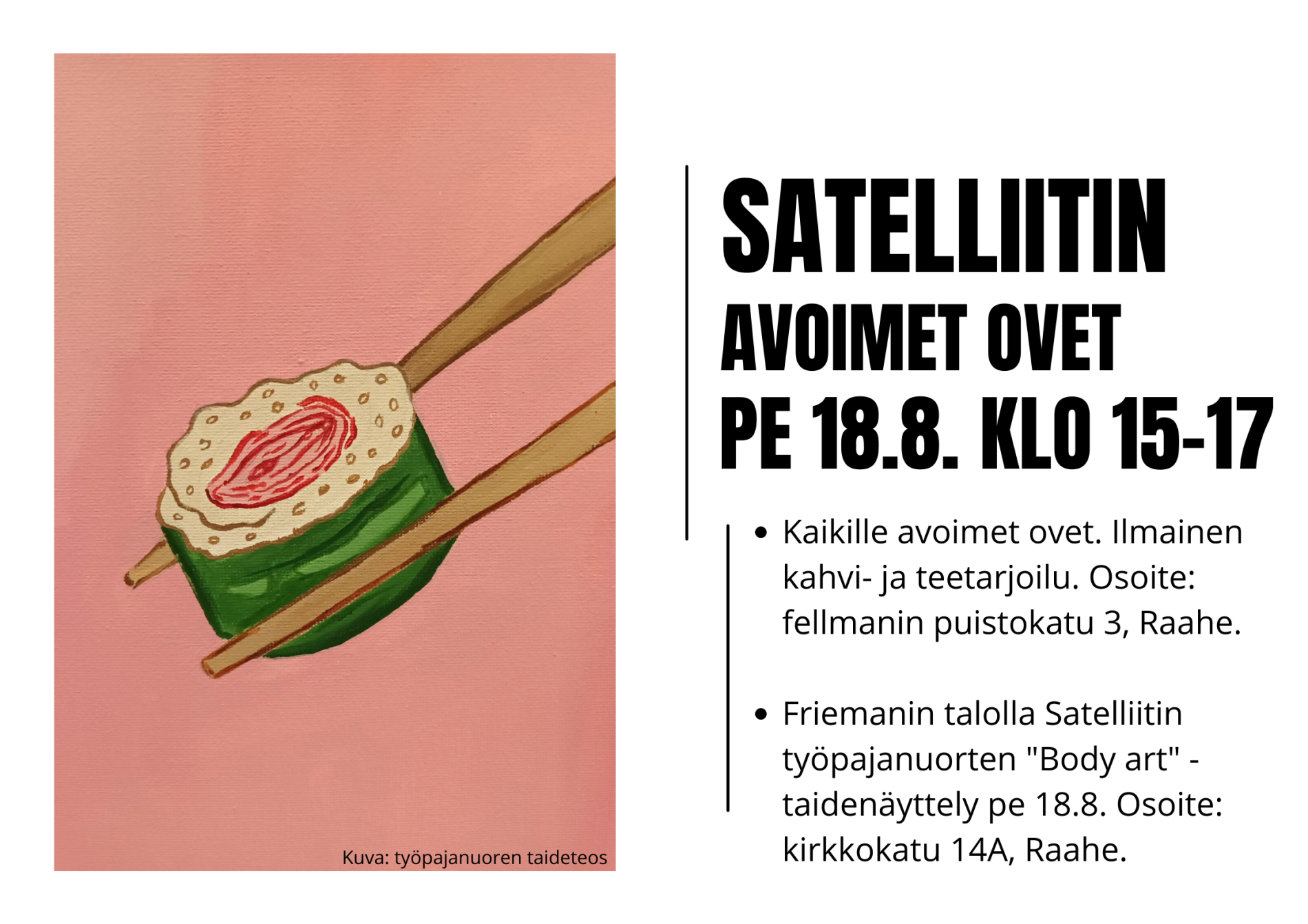 Sateliitin avoimet ovet